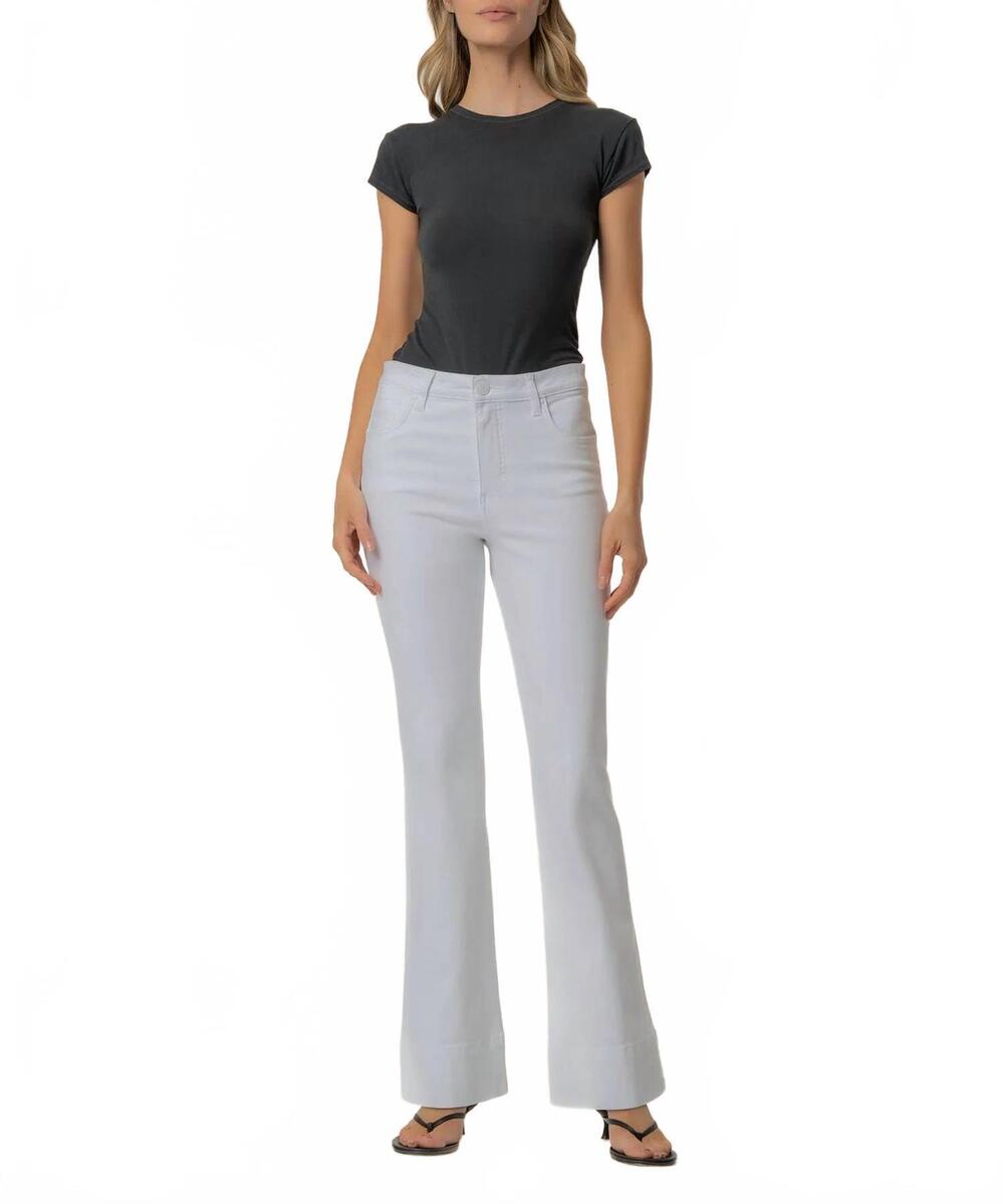 NEW KUT FROM THE KLOTH stella flare jean in optic white